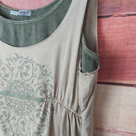 Boho style sleeveless top XL - Picture 2 of 7